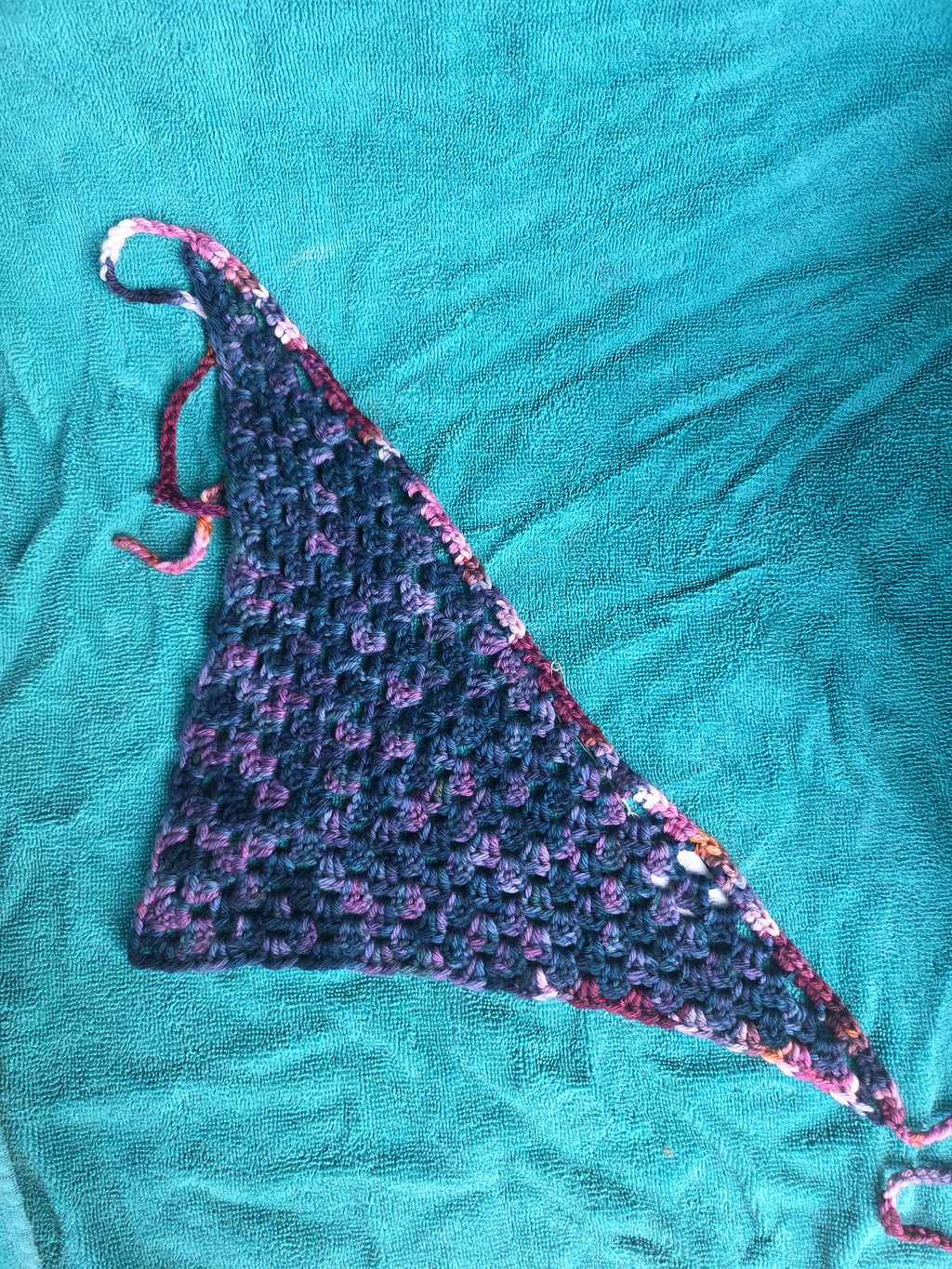 Bandana/Hair Scarf - Blueberry Fields