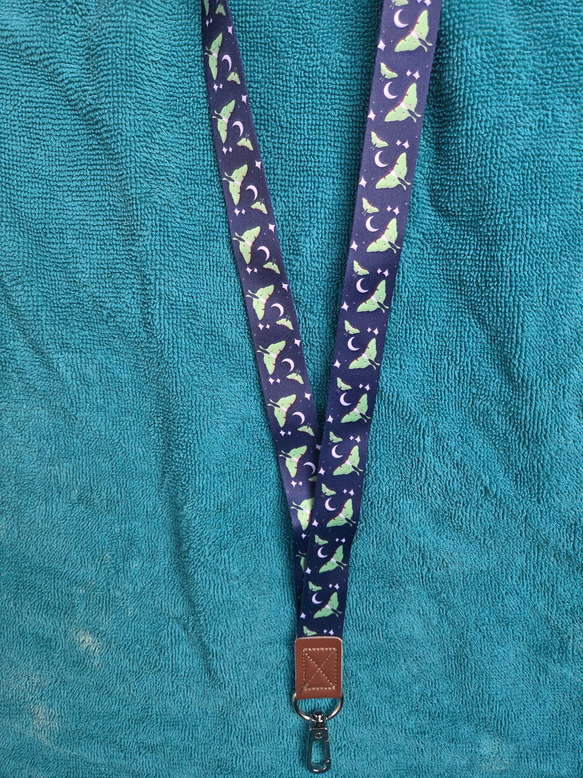 Luna Moth Lanyard - 2cm wide