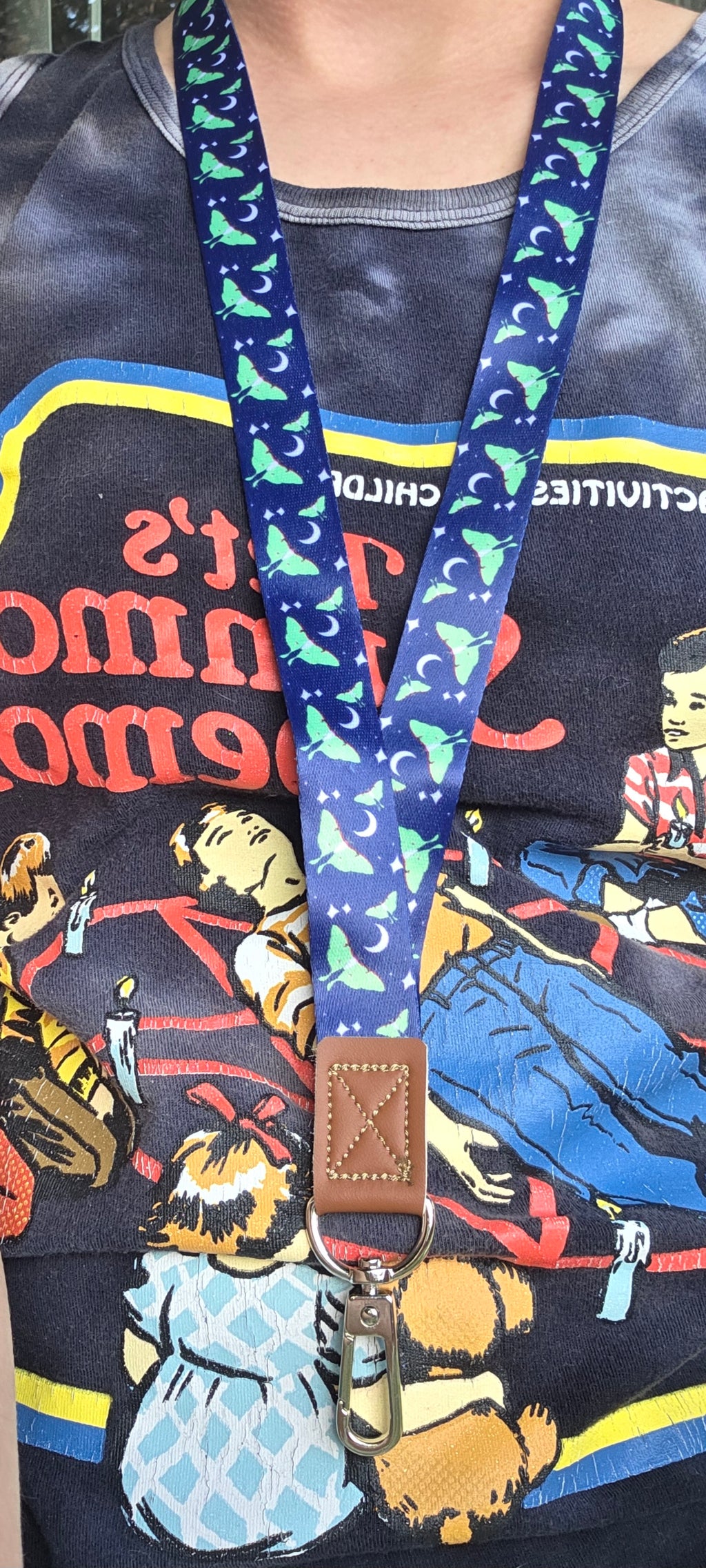 Luna Moth Lanyard - 2cm wide