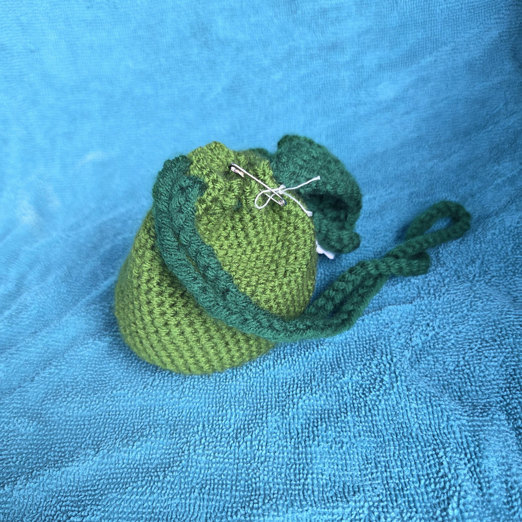 Lime Dice Bag (+ Matching 7pc Dice Set!)