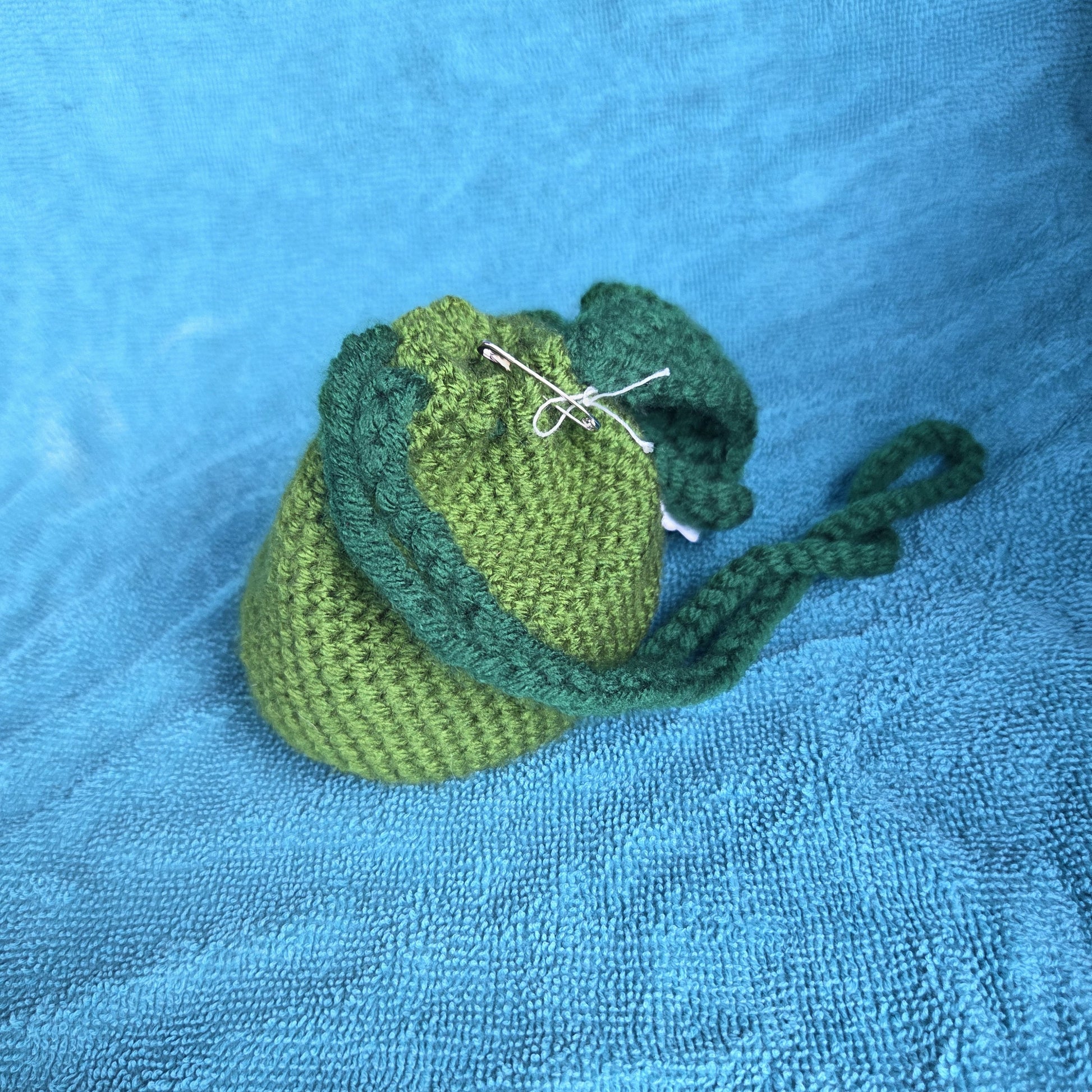 Lime Dice Bag (+ Matching 7pc Dice Set!)