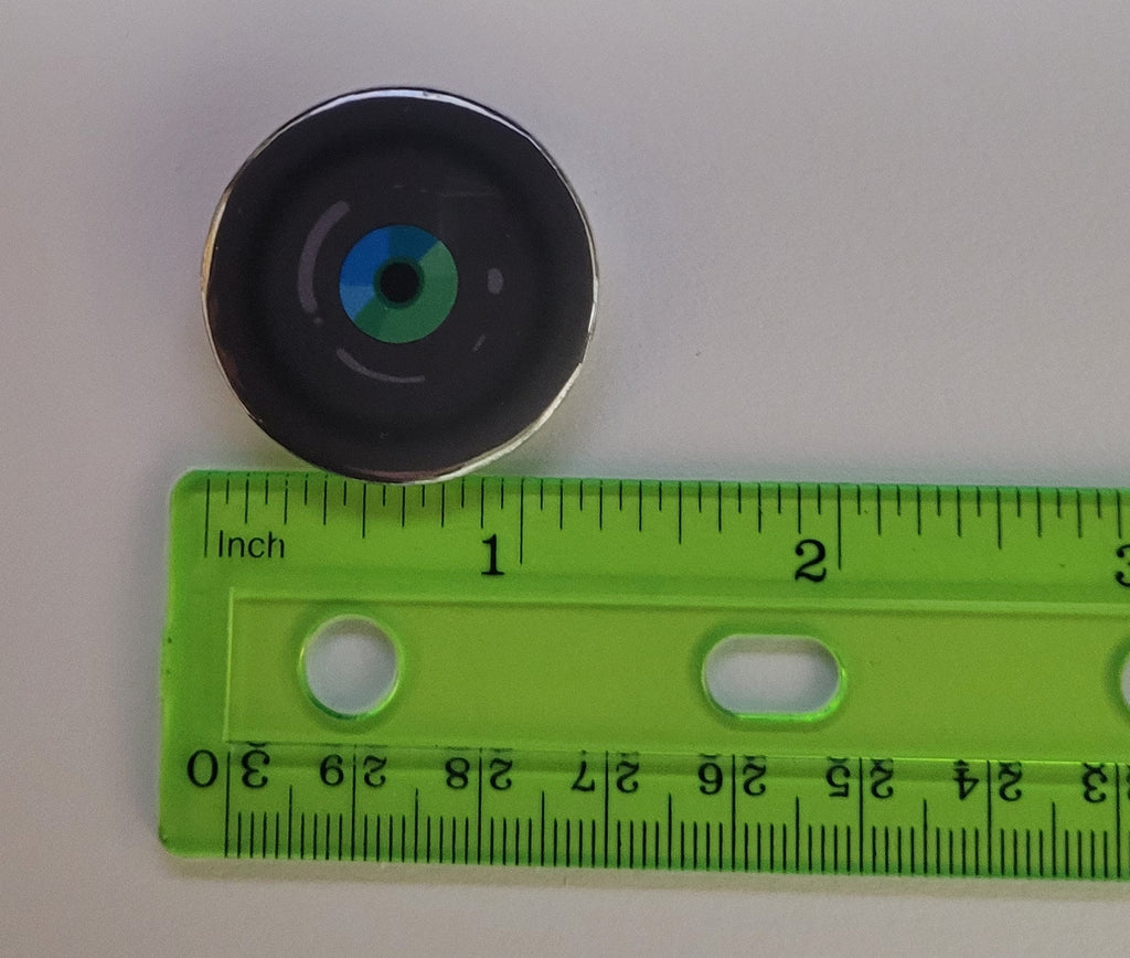 Video Game Inspired Record Disc 1.25" Button Pin