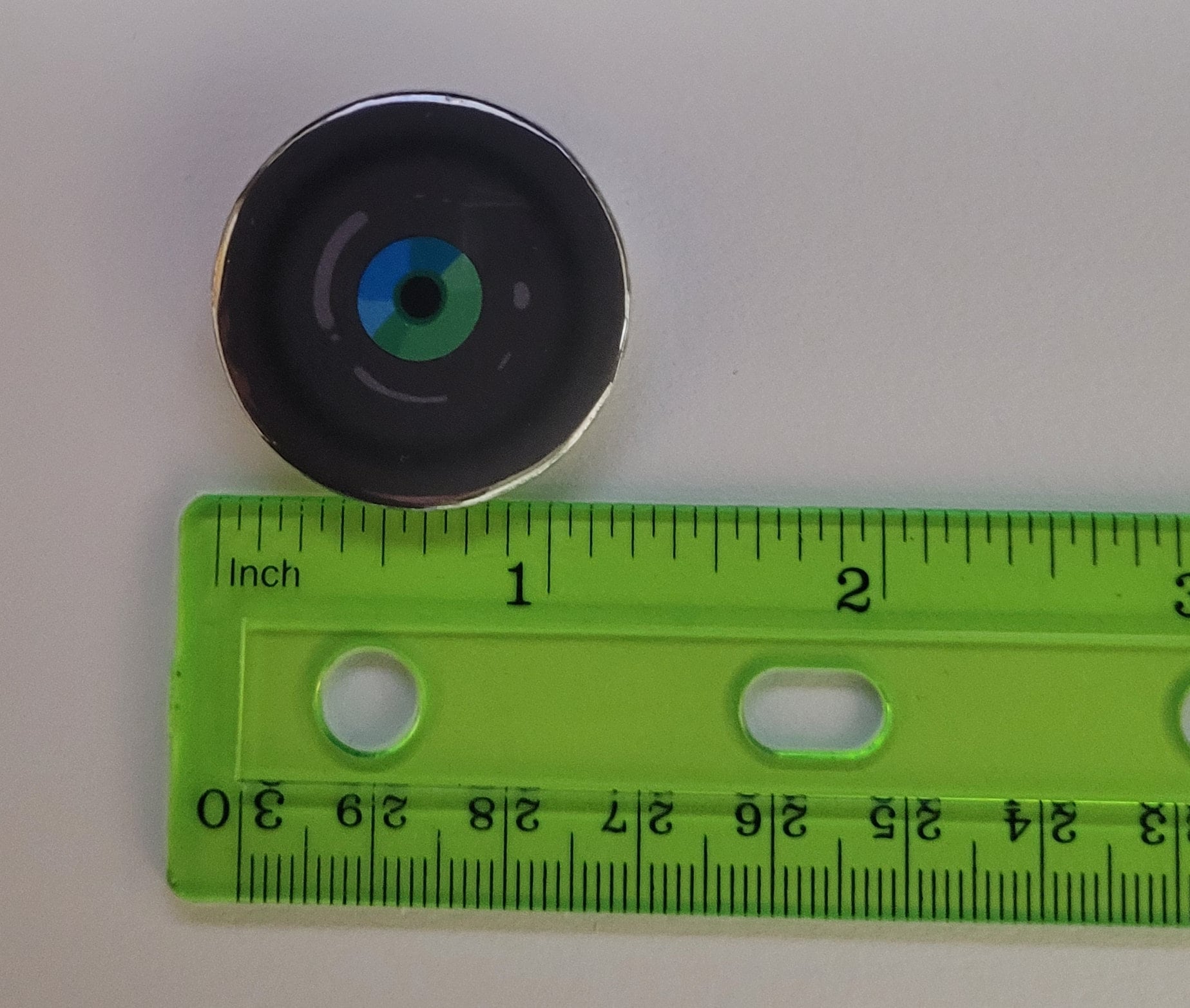 Video Game Inspired Record Disc 1.25" Button Pin